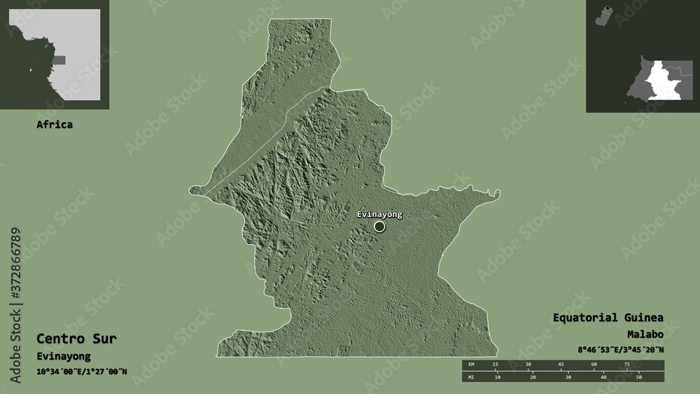 Centro Sur, province of Equatorial Guinea,. Previews. Administrative