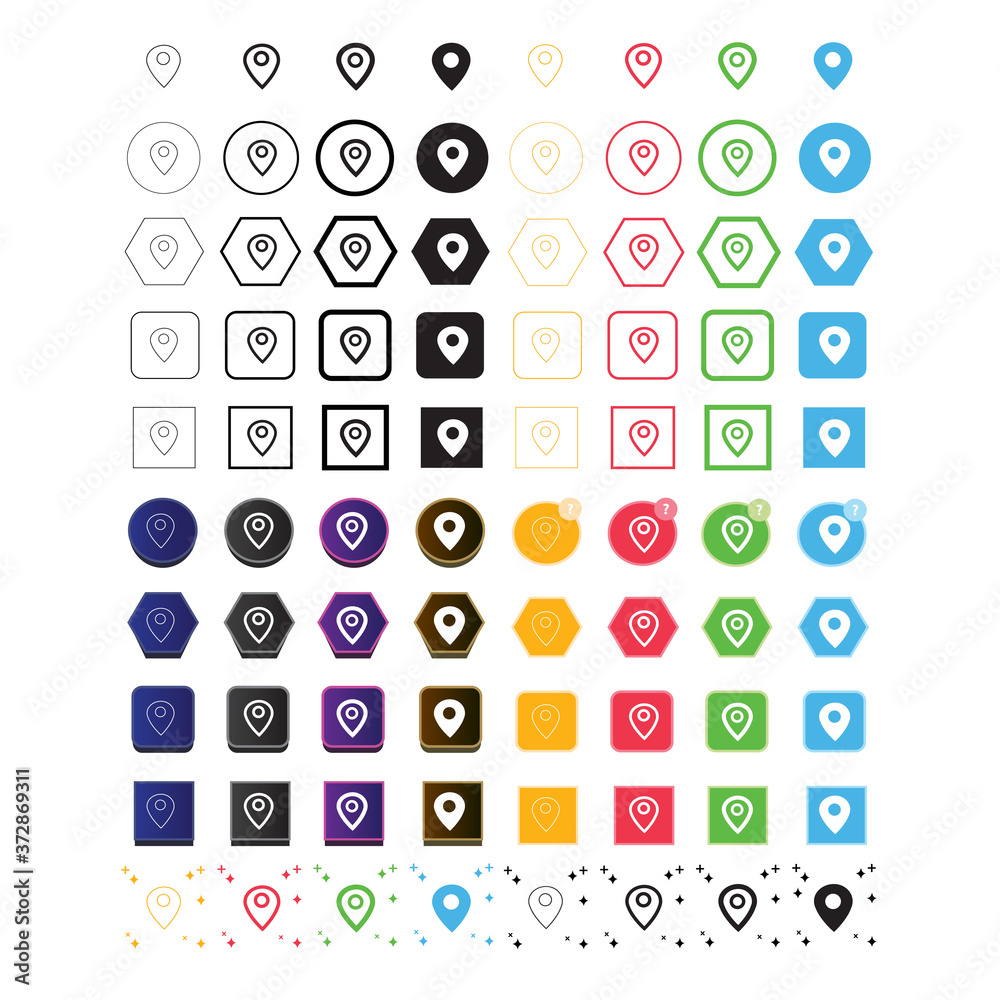 pinpoint map pin icon pinpoint map pin icon
