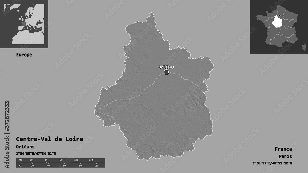Centre-Val de Loire, region of France,. Previews. Bilevel