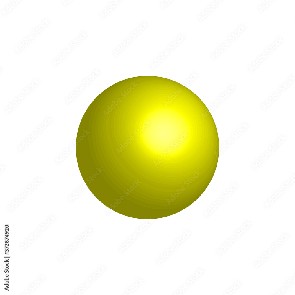yellow plastic ball