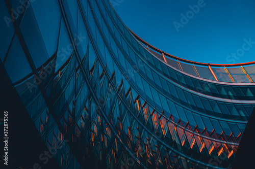 Canvas-taulu Abstract business modern city urban futuristic architecture background