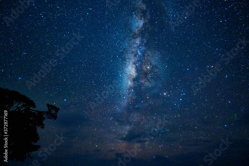 Milky way in the southern sky