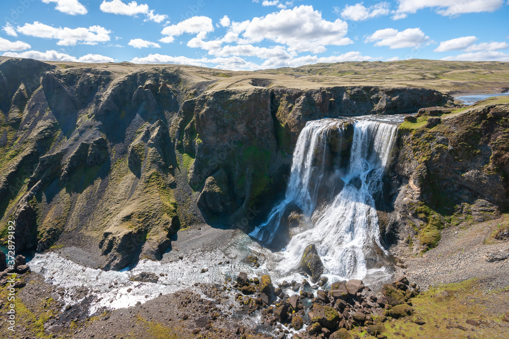 Fagrifoss a Waterfall in Iceland