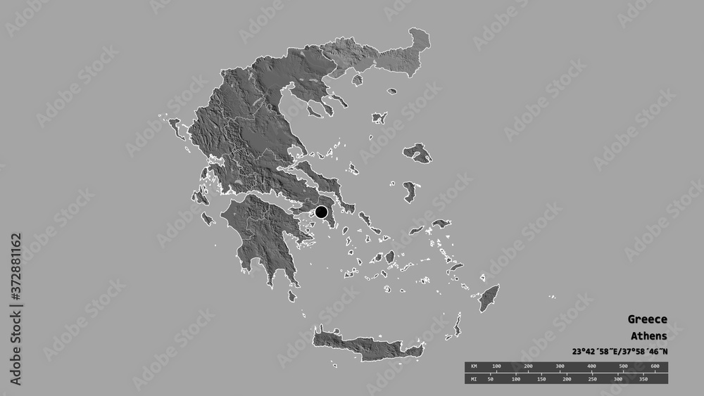 Location of Eastern Macedonia and Thrace, decentralized administration of Greece,. Bilevel