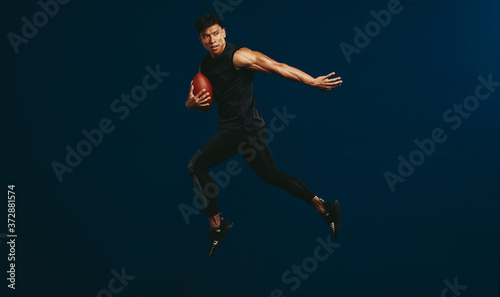 American football player in action © Jacob Lund