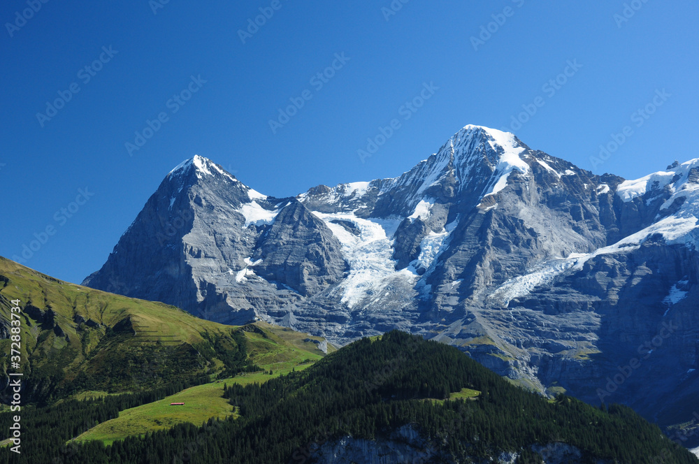 Eiger and Monch, Switzerland