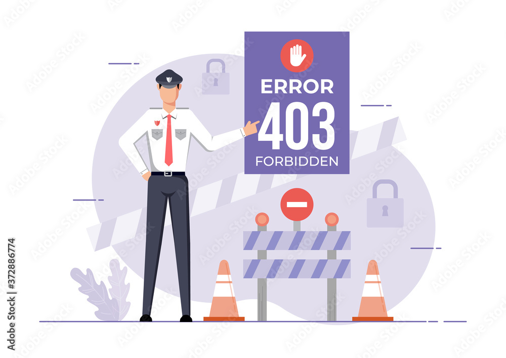 Security Guard 403 Forbidden site
