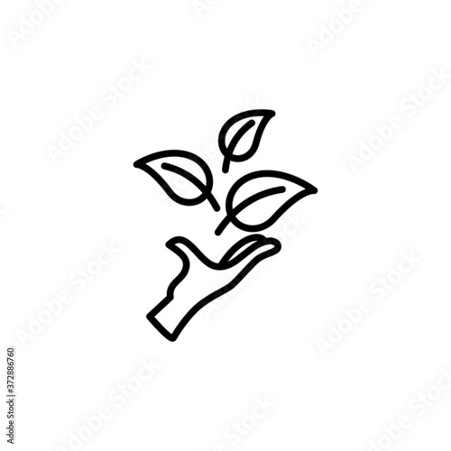 Herbal icon template