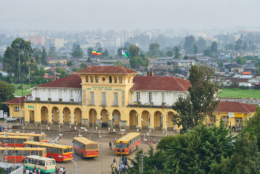 The old Ethiopia Djibouti-Railway Terminal, Addis Ababa, a historical monument