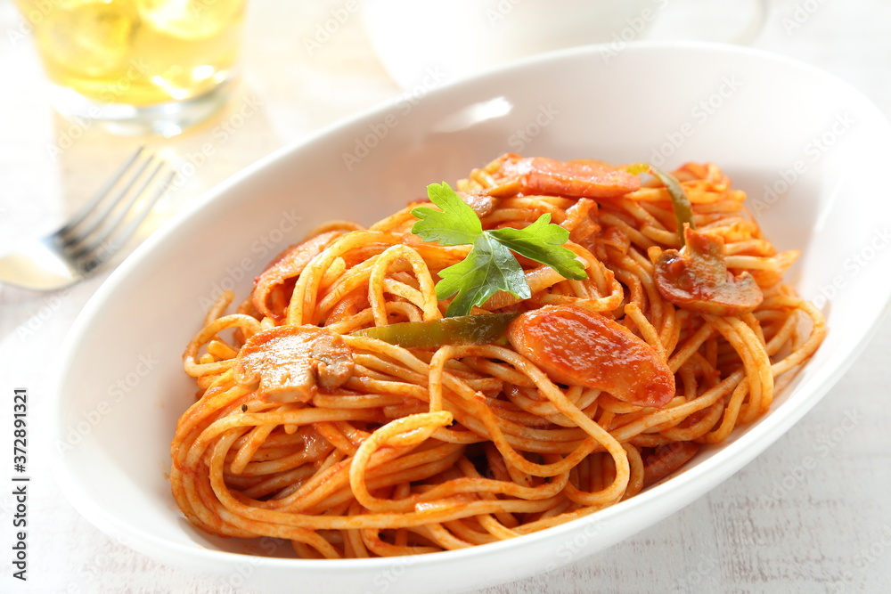食卓のナポリタン 食卓のナポリタン