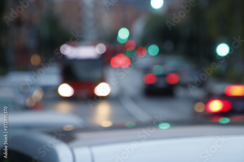 Traffic lights with bokeh effect © Laiotz