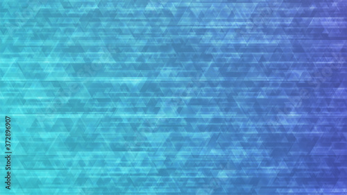 Fototapeta Naklejka Na Ścianę i Meble -  Abstract blue triangle background. Geometric shape pattern. Futuristic backdrop. Banner template