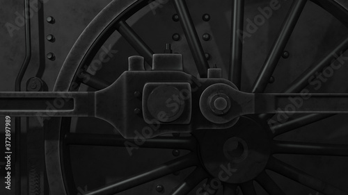 Locomotive steampunk © Gilles