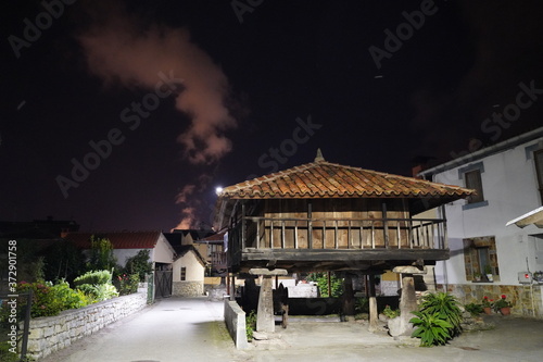 Asturias.  Bueño, the beauitful villlage of Horreos in Oviedo, Asturias. Spain photo