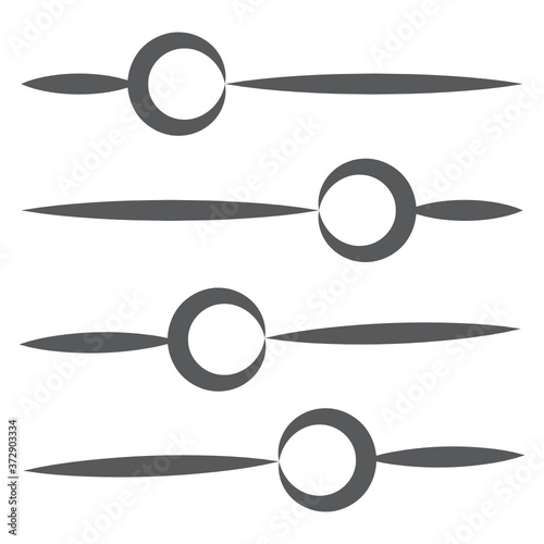 
Music equalizer slots, filter icon of doodle line vector design 
