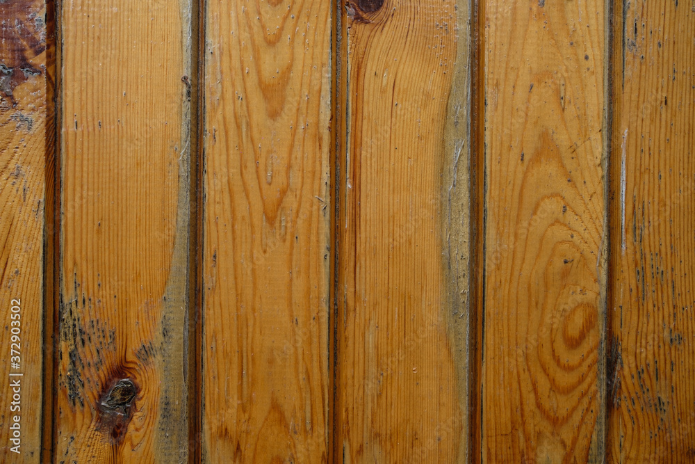 Fototapeta premium Background from yellow wooden boards