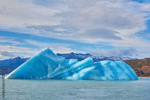 Hielo, lago iceberg