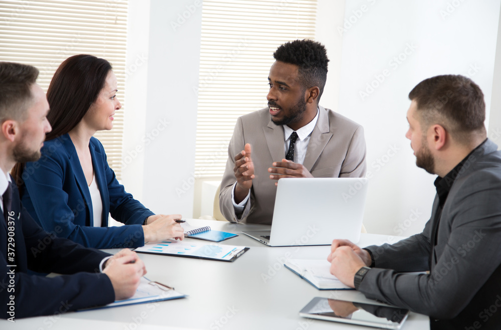 Business people working together in the office Business people working together in the office