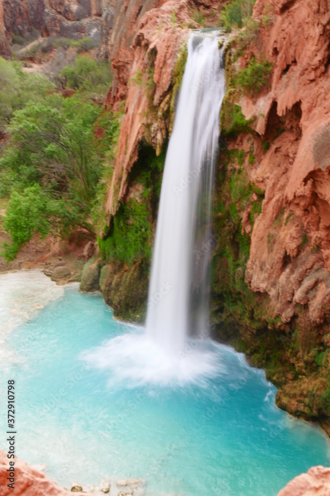 Havasu Falls, Havasu Canyon, Havasupai Indian Reservation, Arizona, United States
