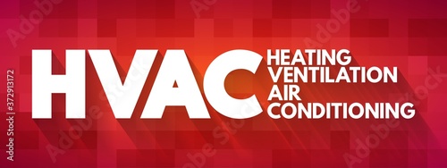 HVAC - Heating, Ventilation, and Air Conditioning acronym, concept background