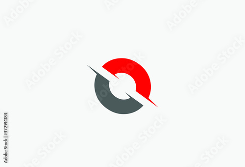 O letter logo design