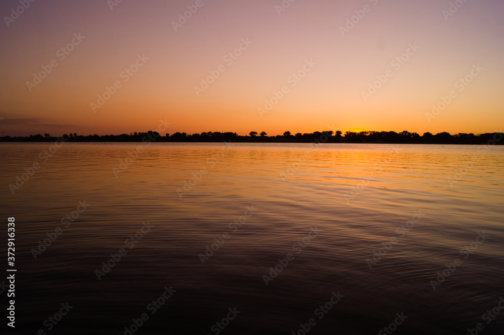 Sunset over the Zemborzyce Reservoir in Lublin 4