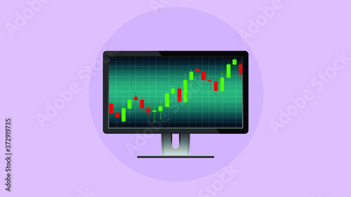 return on investment graph, business growth, investment concept.