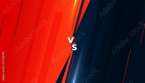 versus vs battle screen background design template