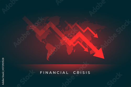 economy stock market downfall of finacial crisis