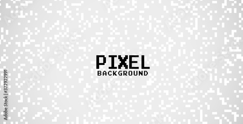 gray background with white pixel dots design