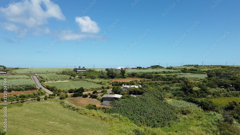Obraz premium 奄美群島 沖永良部島 笠石海浜公園展望台