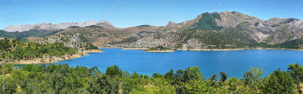 Barrios de Luna Reservoir, Spain.