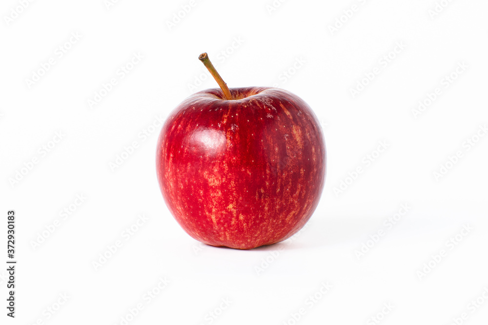 Fresh red apple isolated on white background. Clipping path included. Fresh red apple isolated on white background. Clipping path included.