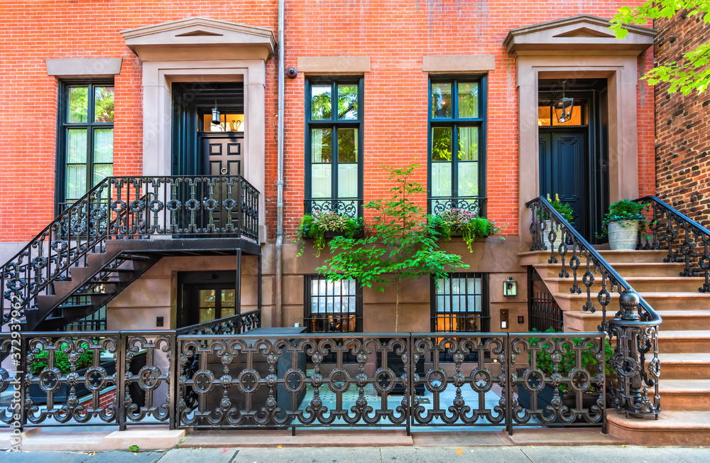 New York, United States of America - Manhattan downtown street