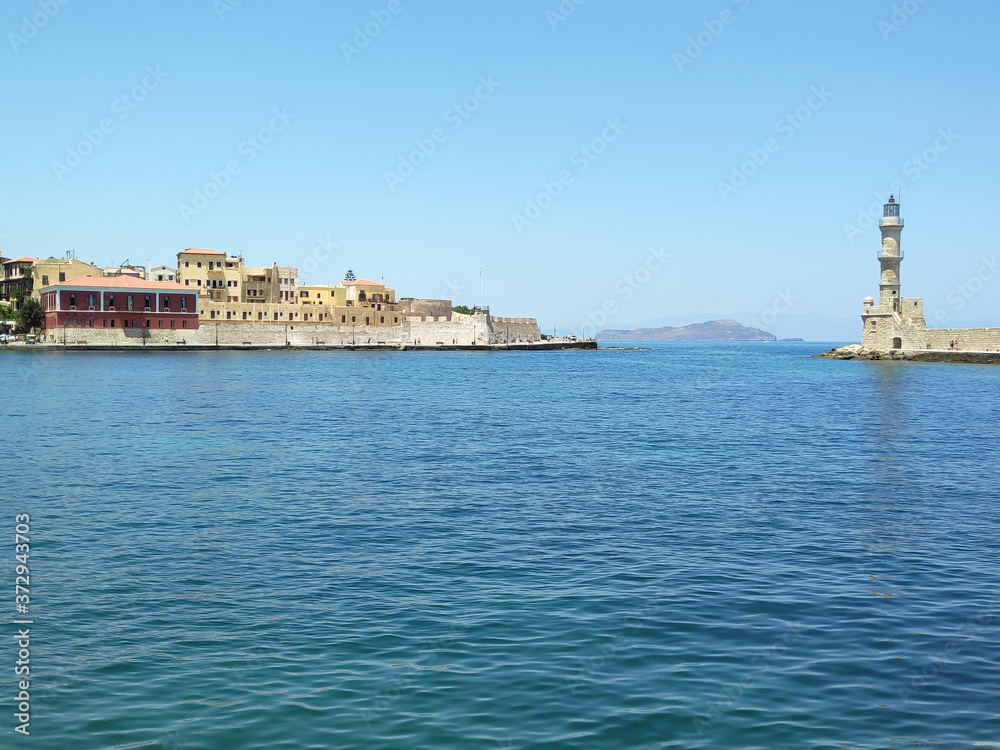 Creta - Puerto Veneciano de Chania y su faro