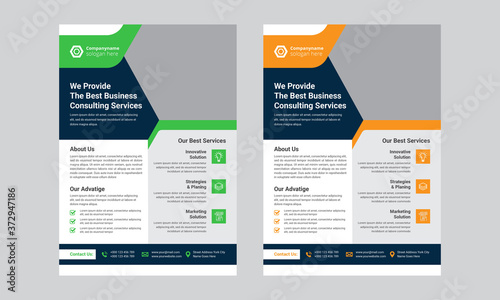 Business Corporate Flyer Template Design
