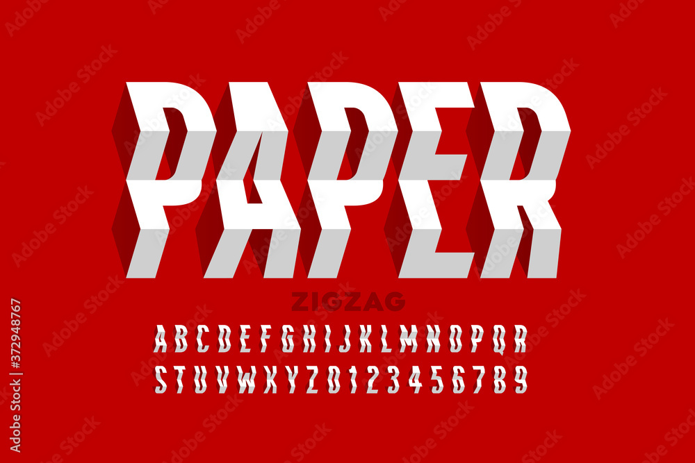 Alphabet Papercraft