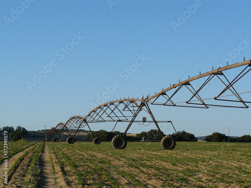 Irrigation pivot in the countryside