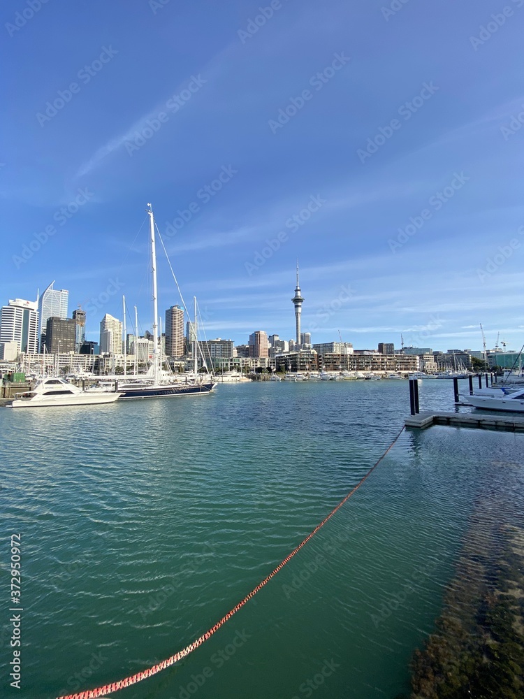 Port de Auckland, Nouvelle Zélande