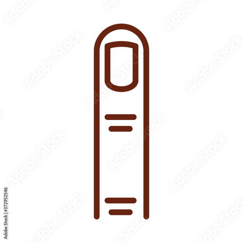 human body finger anatomy organ health line icon style