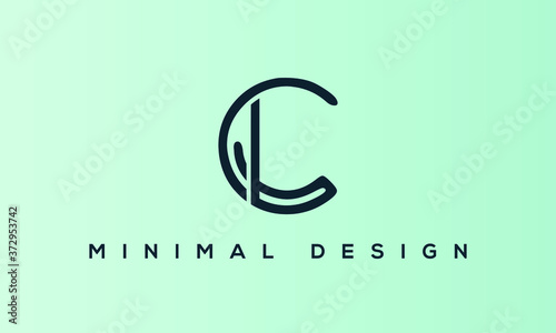 CL letter logo alphabet monogram icon symbol
