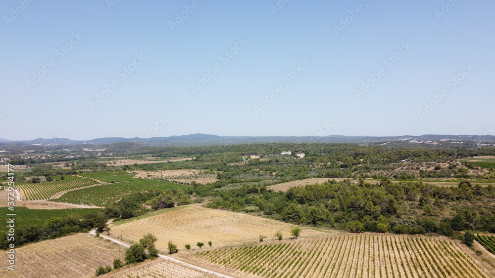 Panorama Paysage Hérault, Occitanie, France