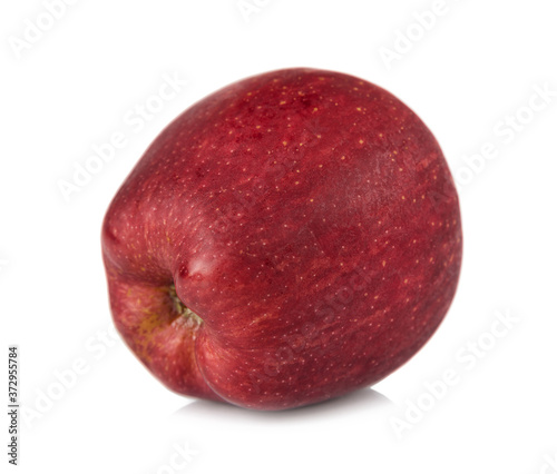 Red apple on a white backgr...