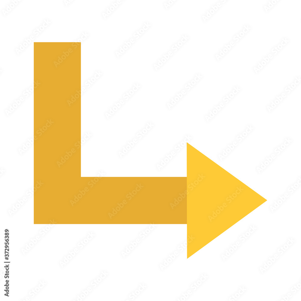 down and right arrow flat style icon design of direction web forward and infographic theme Vector illustration down and right arrow flat style icon design of direction web forward and infographic theme Vector illustration