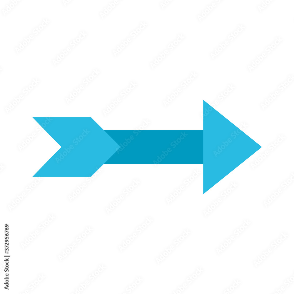 right direction arrow flat style icon design of web forward and infographic theme Vector illustration right direction arrow flat style icon design of web forward and infographic theme Vector illustration
