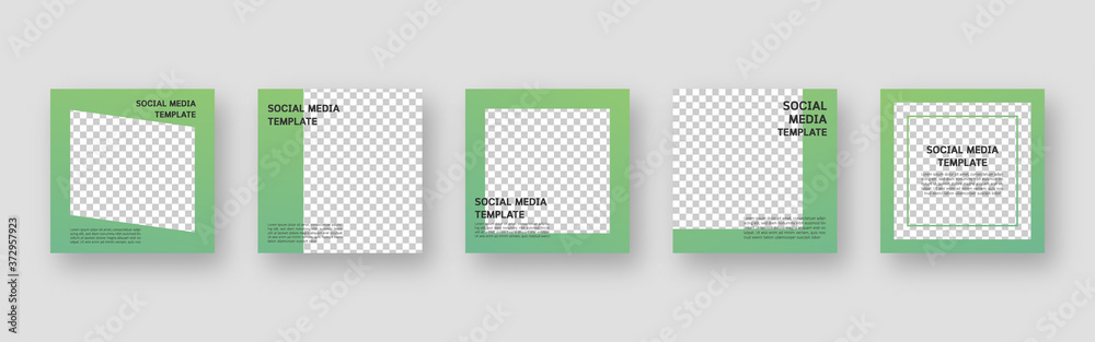 Social media template. Trendy editable social media post template. Mockup isolated. Template design. Vector illustration. Social media template. Trendy editable social media post template. Mockup isolated. Template design. Vector illustration.