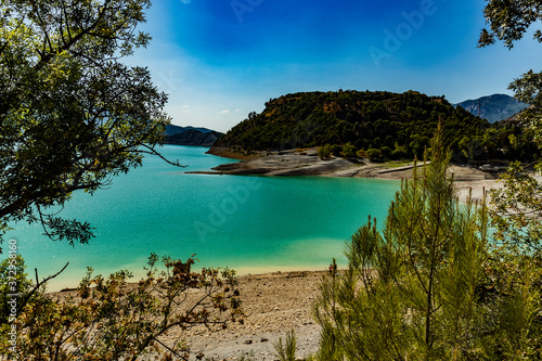 Vistas del Embalse de Yesa ubicado entre Aragon y Navarra photo