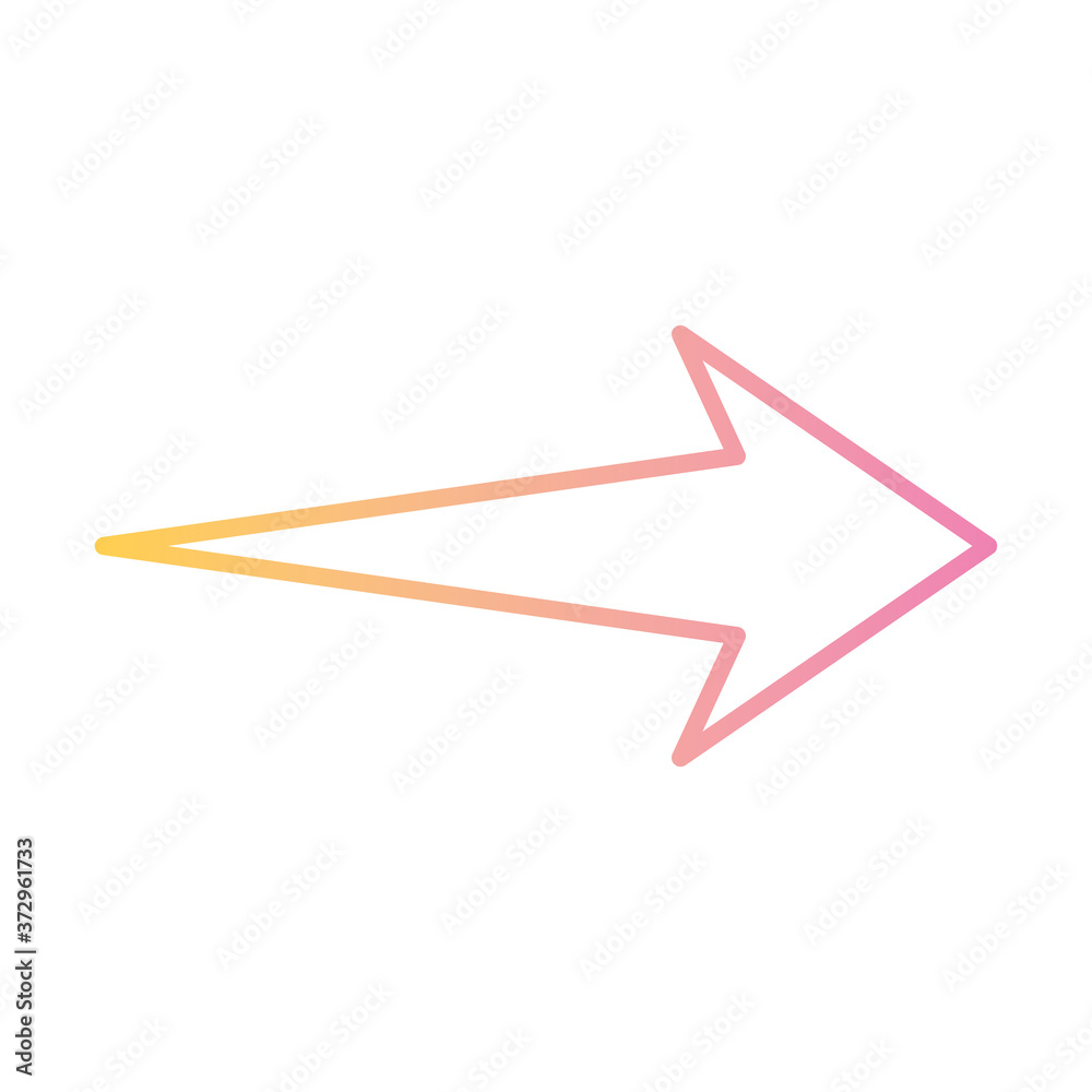 right arrow gradient style icon design of direction web forward and infographic theme Vector illustration right arrow gradient style icon design of direction web forward and infographic theme Vector illustration