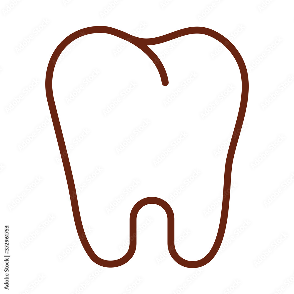 human body tooth anatomy organ health line icon style human body tooth anatomy organ health line icon style