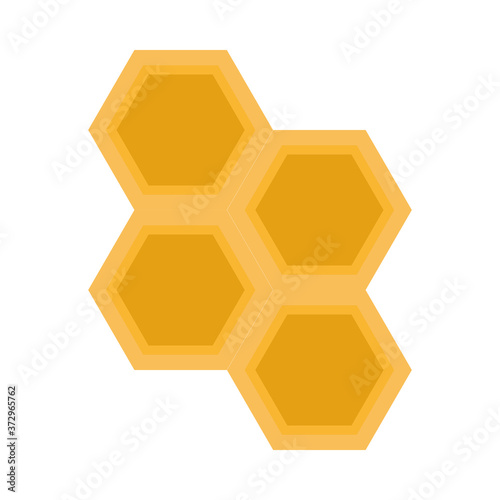 agriculture and farming hive honey flat icon style